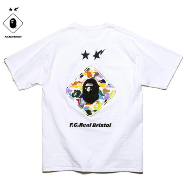 F.C.R.B.(エフシーアールビー)のBRISTOL bristol  APE TEE 白ＸＬ メンズのトップス(Tシャツ/カットソー(半袖/袖なし))の商品写真