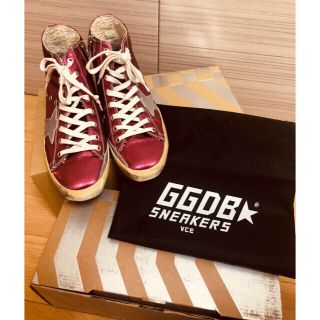 ゴールデングース(GOLDEN GOOSE)のゴールデングースのヴィンテージ加工スニーカー(スニーカー)