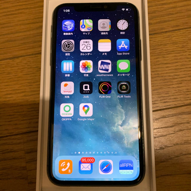 iPhone X 256GB シムフリースマホ/家電/カメラ