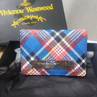 ヴィヴィアンウエストウッド(Vivienne Westwood)のVivienne Westwood ヴィヴィアン カードケース チェック(名刺入れ/定期入れ)