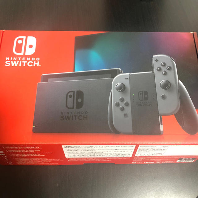 新型　ニンテンドースイッチ　Switch　本体　グレー