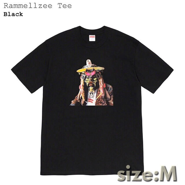 M送込!! Supreme Rammellzee ラメルジーTシャツ黒Mediumカラー
