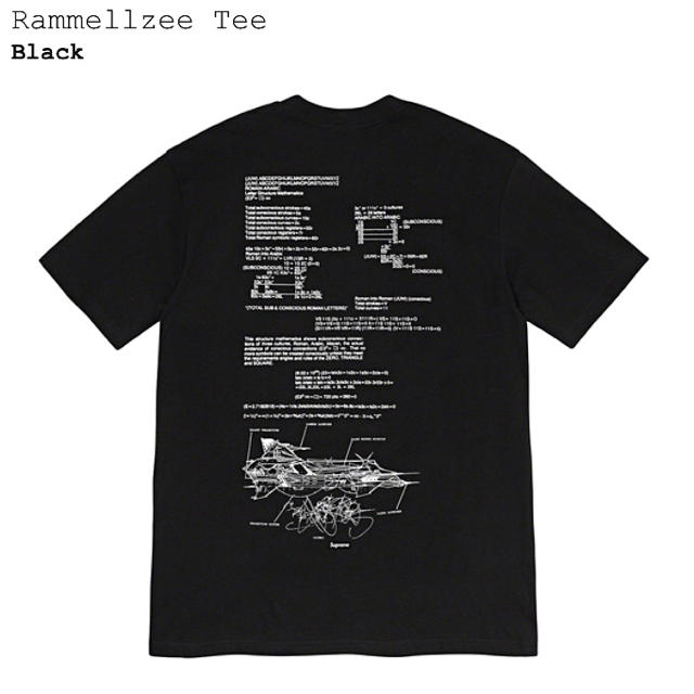 Supreme(シュプリーム)のM送込!! Supreme Rammellzee ラメルジーTシャツ黒 メンズのトップス(Tシャツ/カットソー(半袖/袖なし))の商品写真