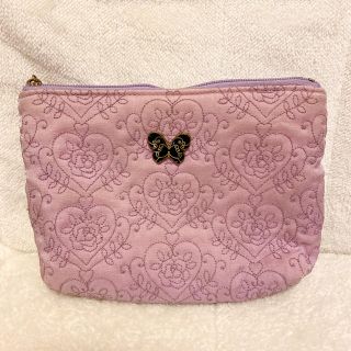 アナスイ(ANNA SUI)のANNA SUI ポーチ マチ付き  パープル(ポーチ)