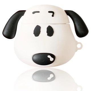 スヌーピー(SNOOPY)の【新品】スヌーピー airpodsケース リング付き(モバイルケース/カバー)