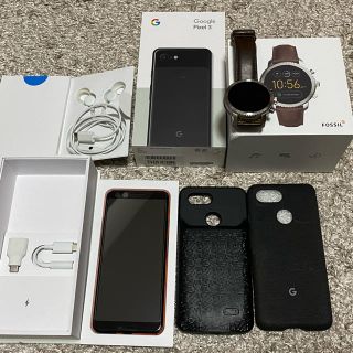 アンドロイド(ANDROID)のPixel3 SIMフリー 128GB 美品(スマートフォン本体)