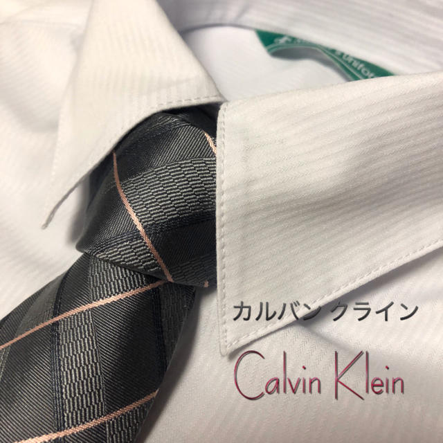 Calvin Klein(カルバンクライン)のカルバンクライン ネクタイ【未着用】チェック柄　光沢 メンズのファッション小物(ネクタイ)の商品写真