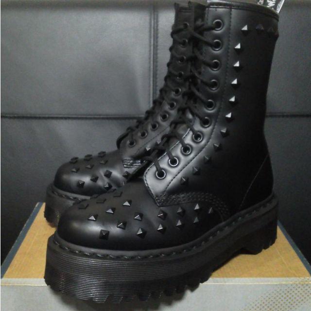 ブラックサイズ【専用】Dr.Martens 1490STUD UK4 黒 厚底 JADON