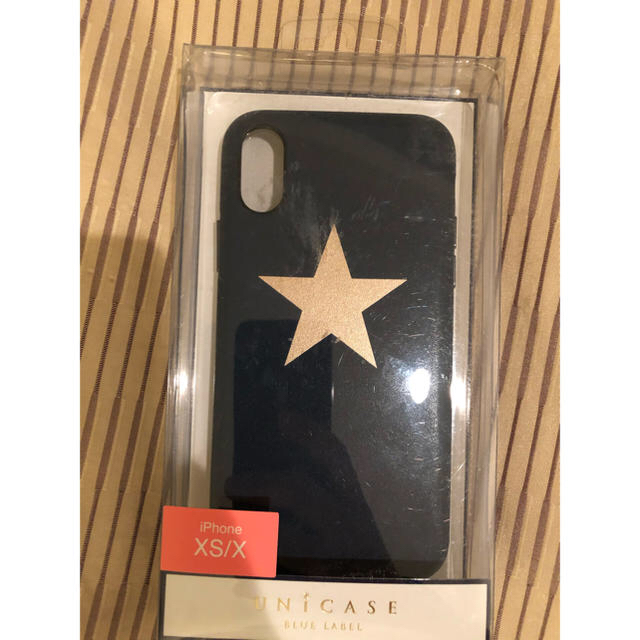 開封のみ未使用★UNICASE iPhone XS/X(ネイビー) スマホ/家電/カメラのスマホアクセサリー(iPhoneケース)の商品写真