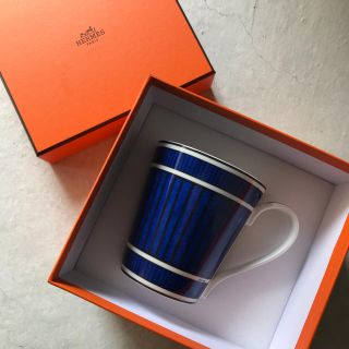 エルメス(Hermes)のHERMES♡ブルーダイユールマグカップ(グラス/カップ)