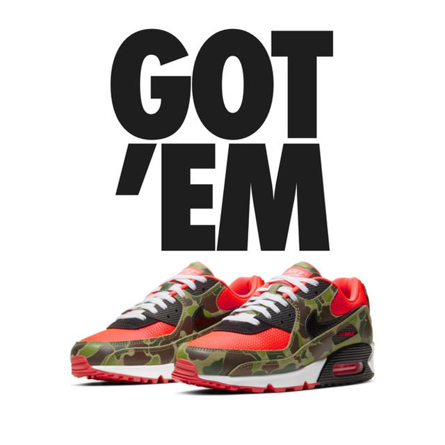 NIKE(ナイキ)のnike air max 90 duck camo エアマックス90 snkrs メンズの靴/シューズ(スニーカー)の商品写真