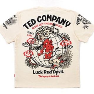 テッドマン(TEDMAN)のﾃｯﾄﾞﾏﾝ/Tｼｬﾂ/白/tdss-511/ｶﾐﾅﾘﾓｰﾀｰｽ(Tシャツ/カットソー(半袖/袖なし))