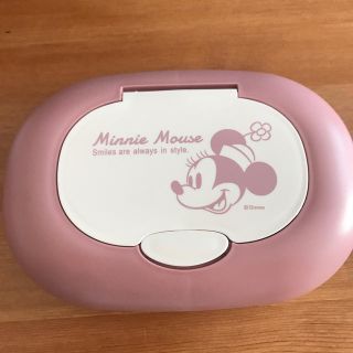 ディズニー(Disney)の【新品未使用】ディズニー・ミニーちゃんおしりふき・ウェットティッシュケース(ベビーおしりふき)