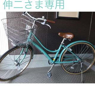 ブリヂストン(BRIDGESTONE)の自転車 通学用 BRIDGESTONEブリヂストン エブリッジL モダングリーン(自転車本体)