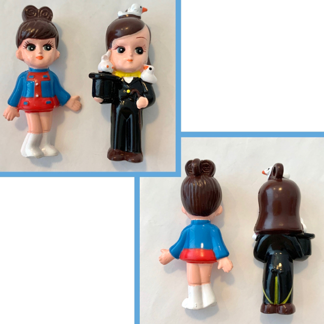 キユーピー(キユーピー)のキューピー人形　マヨネーズチューブ　２個セット（チャーム２個付き） エンタメ/ホビーのコレクション(ノベルティグッズ)の商品写真