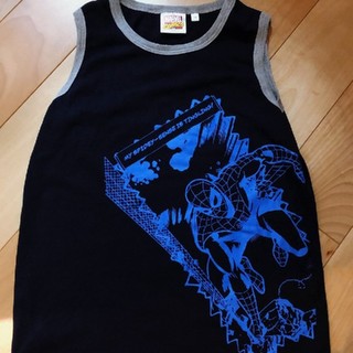 ジーユー(GU)のMARVEL スパイダーマン タンクトップ(Tシャツ/カットソー)