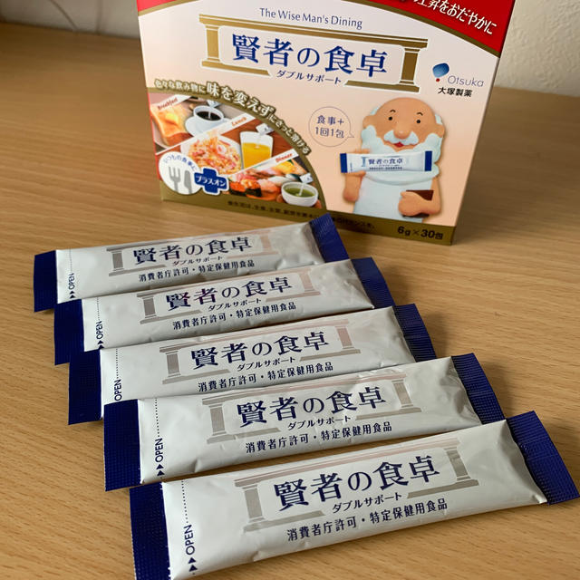 大塚製薬(オオツカセイヤク)の賢者の食卓〜ダブルサポート(大塚製薬)1箱 コスメ/美容のダイエット(ダイエット食品)の商品写真