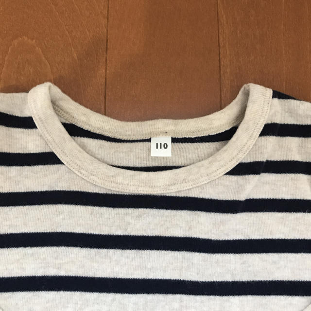 MUJI (無印良品)(ムジルシリョウヒン)の無印良品キッズロンT 110cm キッズ/ベビー/マタニティのキッズ服男の子用(90cm~)(Tシャツ/カットソー)の商品写真