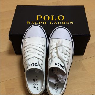 ポロラルフローレン(POLO RALPH LAUREN)の【けいこんだ様 専用】PORO ホワイト スニーカー(スニーカー)