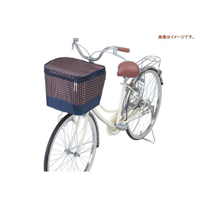 自転車　前カゴカバー　二段式 スポーツ/アウトドアの自転車(その他)の商品写真