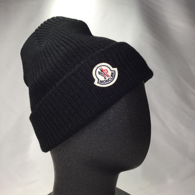 MONCLER - モンクレールニット帽ブラック男女兼用の通販 by とらshop