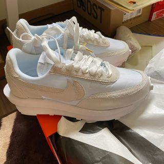 ナイキ(NIKE)のSacai × Nike LD Waffle Nylon White(スニーカー)