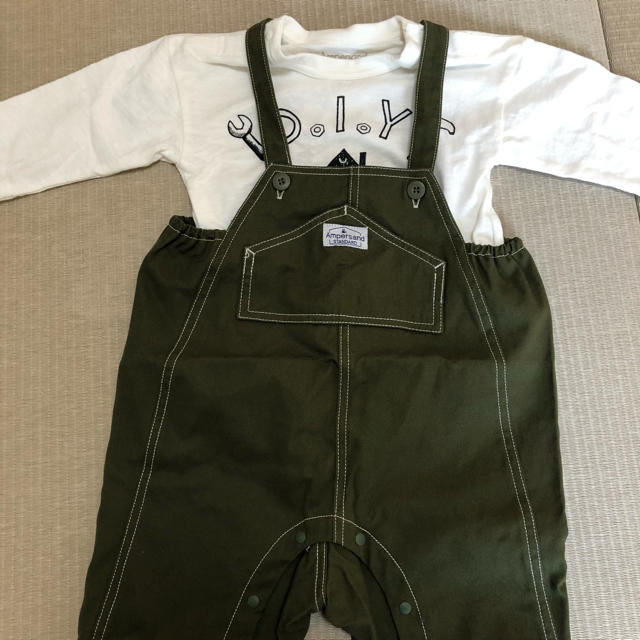 ampersand(アンパサンド)のampersandオーバーオール90 キッズ/ベビー/マタニティのキッズ服男の子用(90cm~)(その他)の商品写真