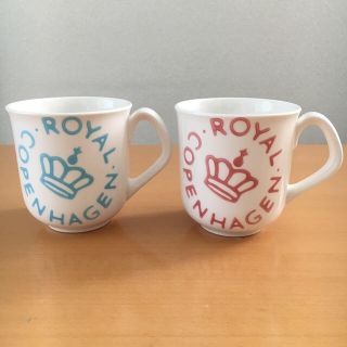 ロイヤルコペンハーゲン(ROYAL COPENHAGEN)の✨ロイヤルコペンハーゲン✨　ペアマグカップ(グラス/カップ)