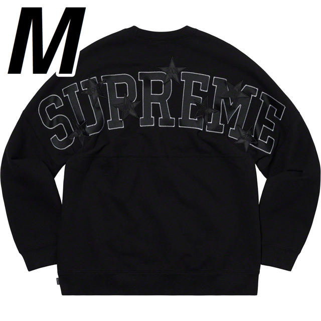 M Supreme Stars Crewneck black