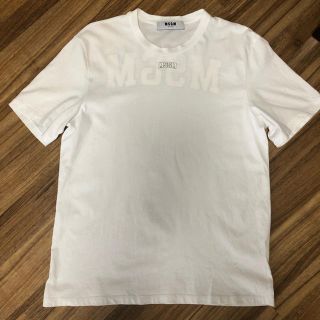 エムエスジイエム(MSGM)のMSGM Ｔシャツ　レディース　メンズ　ホワイト(Tシャツ/カットソー(半袖/袖なし))