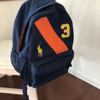 ラルフローレン(Ralph Lauren)のラルフローレン  リュック　バックパック  ネイビー  キッズ　ポロ(リュックサック)