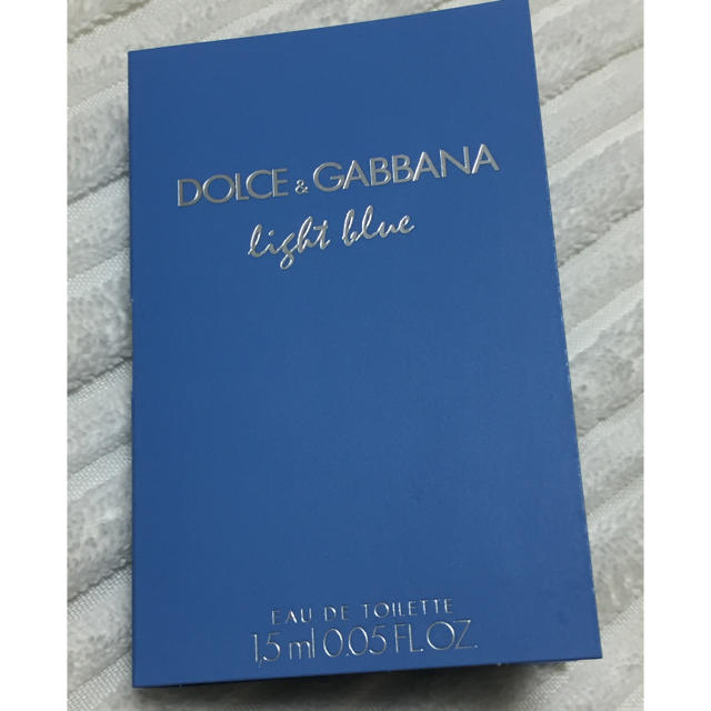 DOLCE&GABBANA(ドルチェアンドガッバーナ)のDOLCE&GABBANA ライトブルーオードトワレ サンプル コスメ/美容の香水(ユニセックス)の商品写真