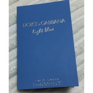 ドルチェアンドガッバーナ(DOLCE&GABBANA)のDOLCE&GABBANA ライトブルーオードトワレ サンプル(ユニセックス)