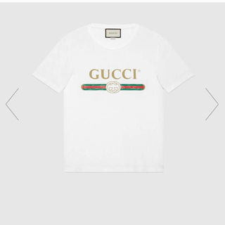 グッチ(Gucci)のgucci ロゴ ウォッシュドオーバーサイズ Tシャツ(Tシャツ/カットソー(半袖/袖なし))