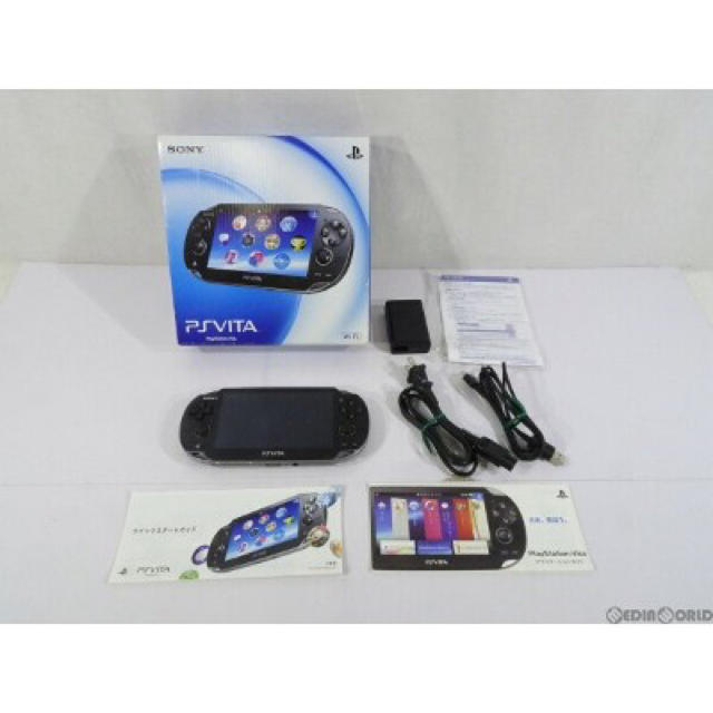 SONY PSVITA PCH-1000 16GB付　クリスタルブラック有機EL携帯用ゲーム機本体