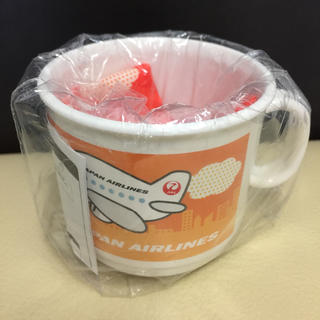 ジャル(ニホンコウクウ)(JAL(日本航空))のJAL ジャル コップ &巾着袋(マグカップ)