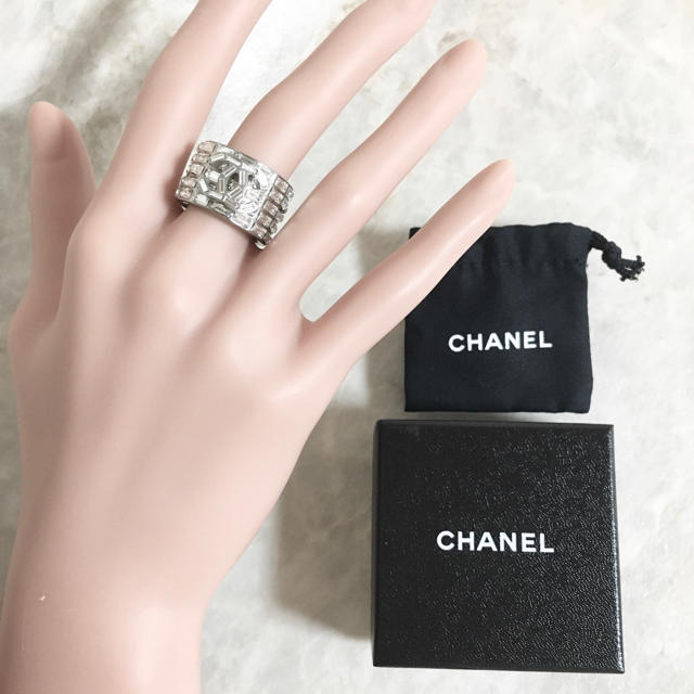 CHANEL - 正規品 シャネル 指輪 シルバー ココマーク 角 ストーン エタニティ リングの通販 by ☆ハーベスト☆｜シャネルならラクマ