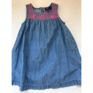 ギャップ(GAP)のGAP デニム　スカート　3歳　100cm (ワンピース)