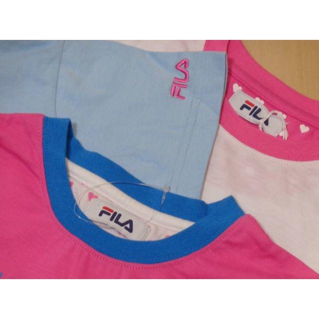 FILA(フィラ)の＜R5555＞(150cm)ＦＩＬＡ(フィラ)女の子の半袖Ｔシャツ・訳あり キッズ/ベビー/マタニティのキッズ服女の子用(90cm~)(Tシャツ/カットソー)の商品写真