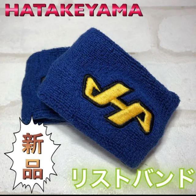 HATAKEYAMA(ハタケヤマ)のHATAKEYAMA ハタケヤマ リストバンド 2個入 ブルー スポーツ/アウトドアの野球(その他)の商品写真