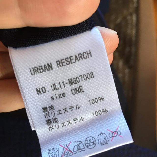 URBAN RESEARCH(アーバンリサーチ)のネイビー ワンピース 春までOK♪ レディースのワンピース(ミニワンピース)の商品写真