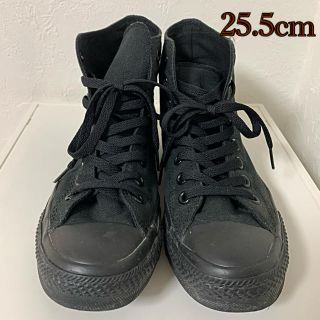 コンバース(CONVERSE)のコンバース オールスター ハイカット  ブラック黒  JPN25.5、USA7 (スニーカー)