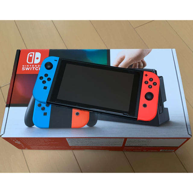 Nintendo Switch スイッチ 美品 液晶保護ガラス付携帯用ゲーム機本体