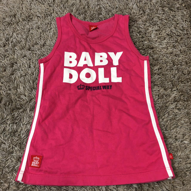 BABYDOLL(ベビードール)のベビードール  タンクトップ  XS 160 キッズ/ベビー/マタニティのキッズ服女の子用(90cm~)(Tシャツ/カットソー)の商品写真