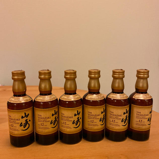 山崎12年 50ml ６本セット食品/飲料/酒 - ウイスキー