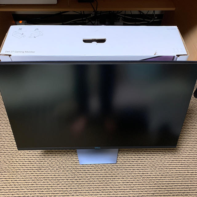 使用僅か DELL WQHD 155Hzゲーミングモニター S2719DGF 【楽天カード