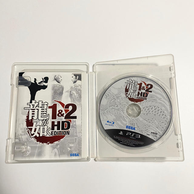 PlayStation3(プレイステーション3)の龍が如く 1＆2 HD EDITION PS3 エンタメ/ホビーのゲームソフト/ゲーム機本体(家庭用ゲームソフト)の商品写真