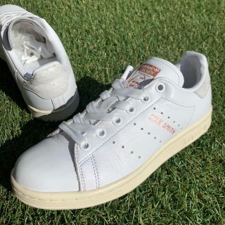 美品22.5adidas STANSMISTHアディダス スタンスミス D442