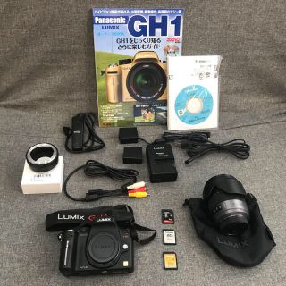 パナソニック(Panasonic)の[付属品多数] LUMIX G VARIO HD 14-140mm + GH1(ミラーレス一眼)