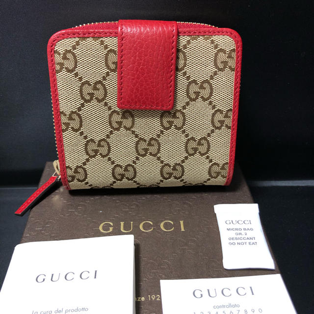 CHLOEスーパーコピー,Gucci-GUCCIグッチGGキャンバス二つ折り財布 新品未使用♪の通販